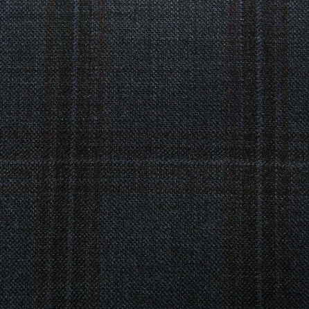 D579/2 Vercelli CX - Vải Suit 95% Wool - Xanh Dương Caro